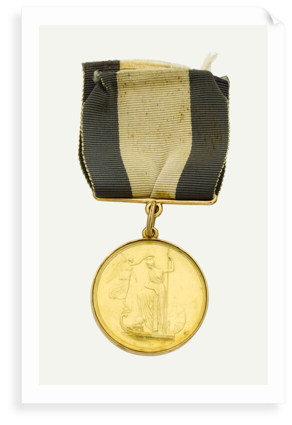 Naval Gold Medal (Captain's) for the Battle of the Nile, 1798, obverse by Lewis Pingo