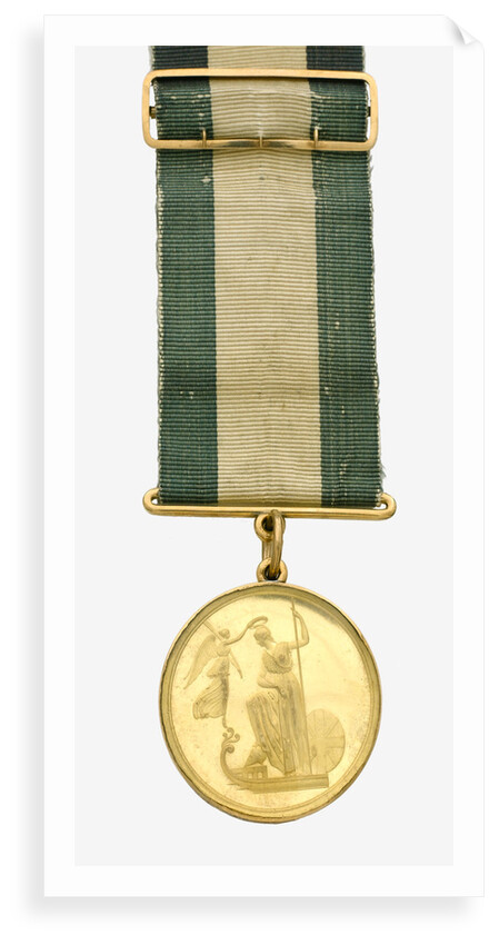 Naval Gold Medal (Captain's) for the Battle of Trafalgar, 1805, obverse by Lewis Pingo