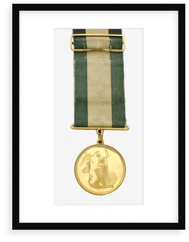 Naval Gold Medal (Captain's) for the Battle of Trafalgar, 1805, obverse by Lewis Pingo