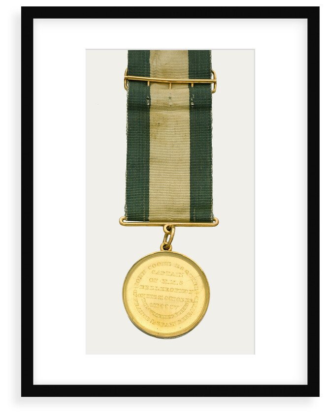 Naval Gold Medal (Captain's) for the Battle of Trafalgar, 1805, reverse by Lewis Pingo