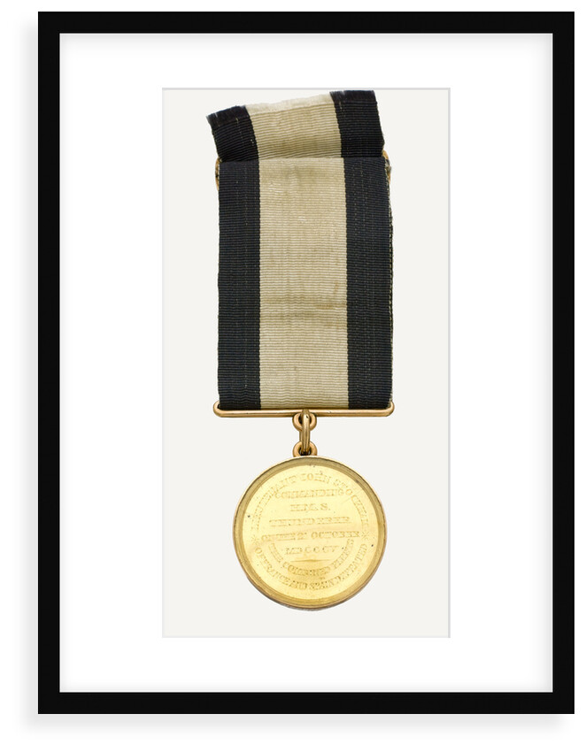 Naval Gold Medal (Captain's) for The Battle of Trafalgar, 1805, obverse by Lewis Pingo