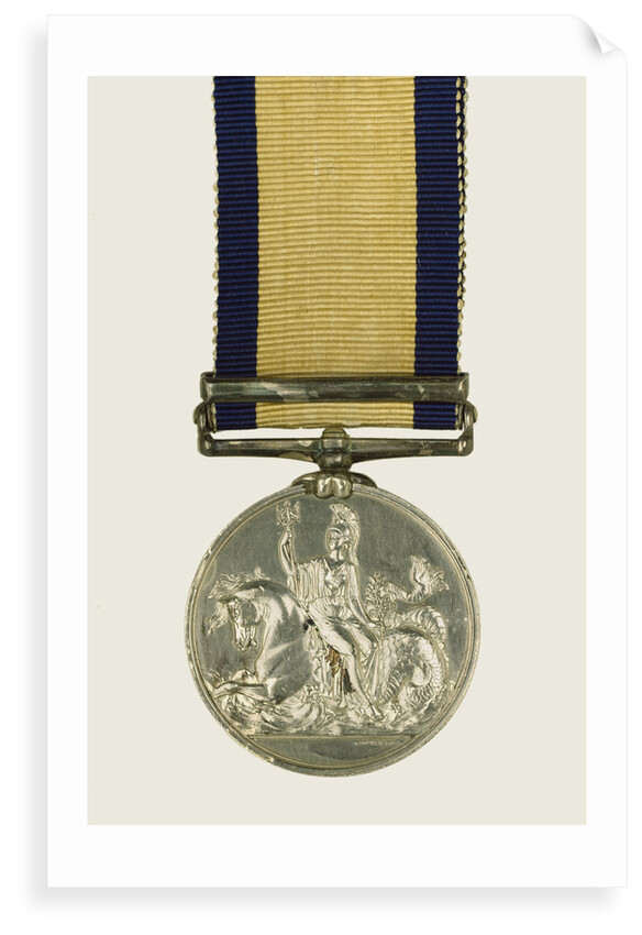 Naval General Service Medal, 1793-1840, reverse by W. Wyon