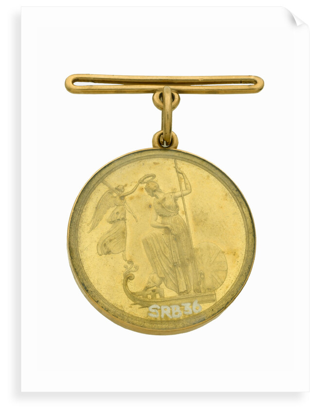 Naval Gold Medal (Captain's) for the Battle of the Nile, 1798, obverse by Lewis Pingo