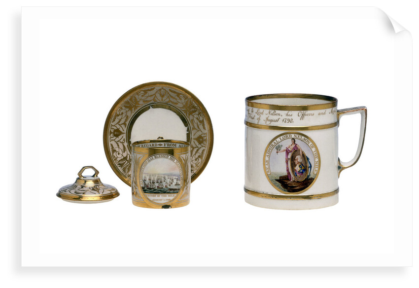 Porcelain made to the order of Alexander Davison (1750-1829), Nelson's prize agent by William Duesbury