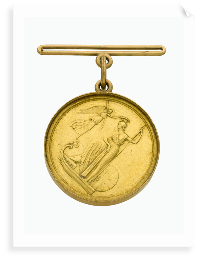 Naval Gold Medal (Captain's) for the Battle of Trafalgar, 1805, obverse by Lewis Pingo