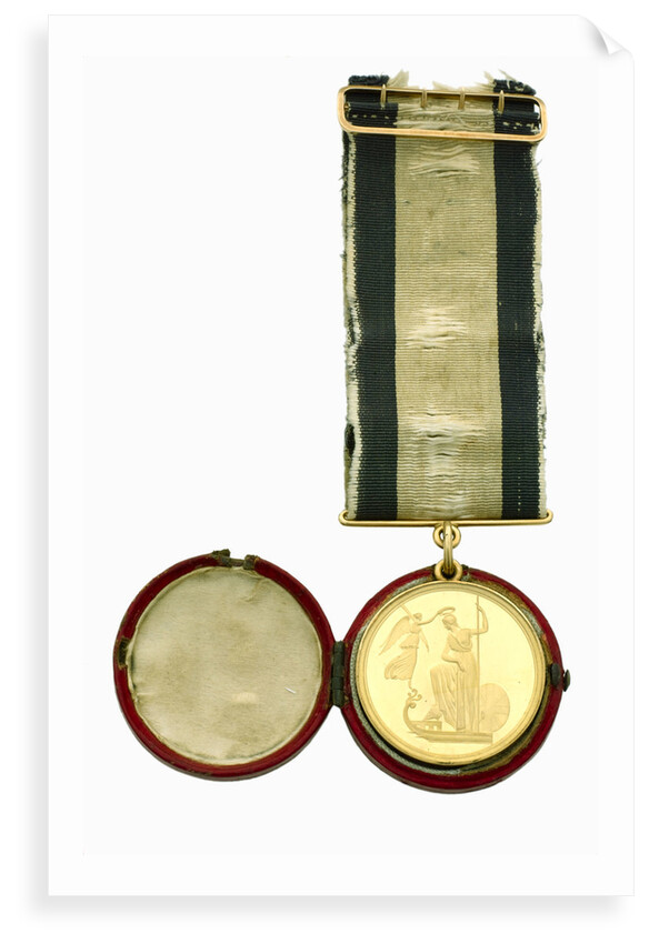 Naval Gold Medal (Captain's) for the Battle of Trafalgar, 1805, obverse by Lewis Pingo