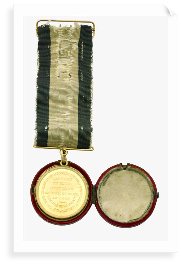 Naval Gold Medal (Captain's) for the Battle of Trafalgar, 1805, reverse by Lewis Pingo