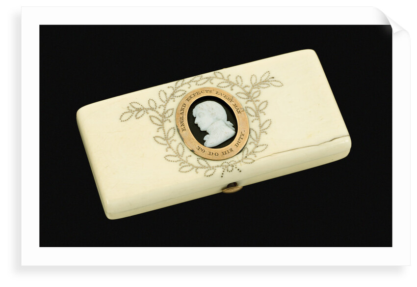 Wafer box commemorating Vice-Admiral Horatio Nelson (1758-1805) by James Tassie
