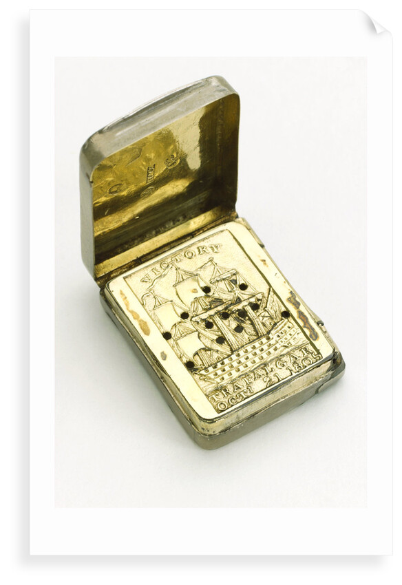 Vinaigrette commemorating the Battle of Trafalgar, 1805 by unknown