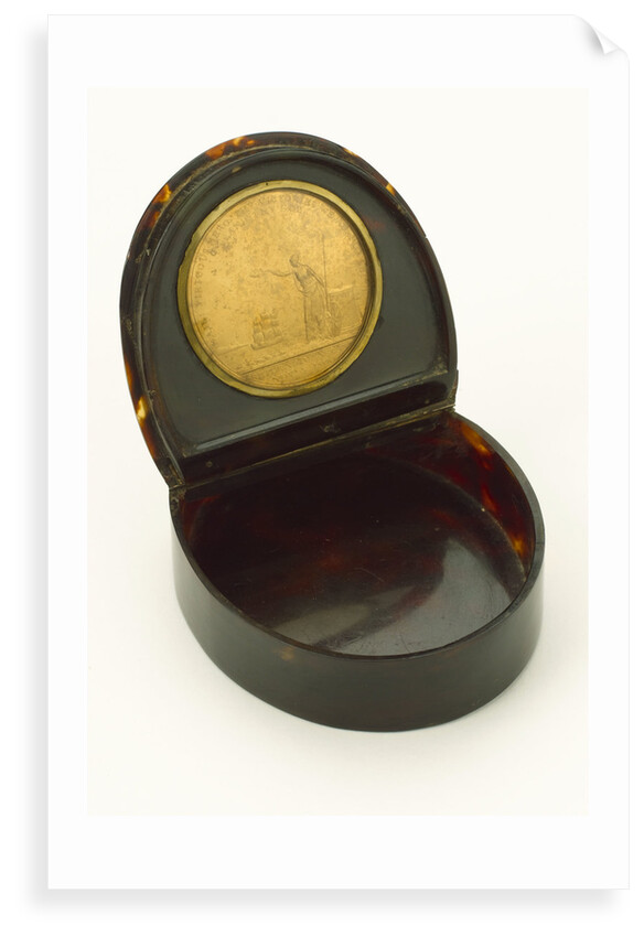 Snuff box commemorating Vice-Admiral Horatio Nelson (1758-1805) by Peter Kempton