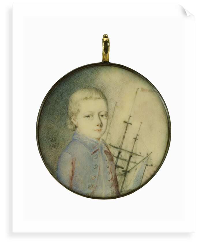 Miniature painting traditionally supposed to depict Vice-Admiral Horatio Nelson (1758-1805) as a boy by unknown