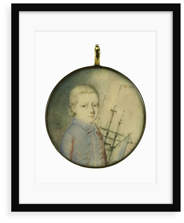 Miniature painting traditionally supposed to depict Vice-Admiral Horatio Nelson (1758-1805) as a boy by unknown