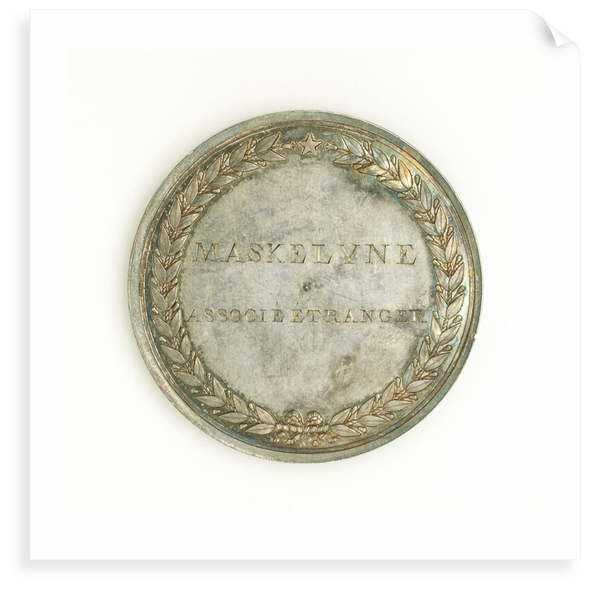 Prize medal, Institute National des Sciences et des Arts, reverse by Rambert Dumarest