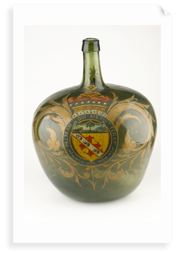 Large liqueur or gin bottle commemorating Vice-Admiral Horatio Nelson (1758-1805) by unknown
