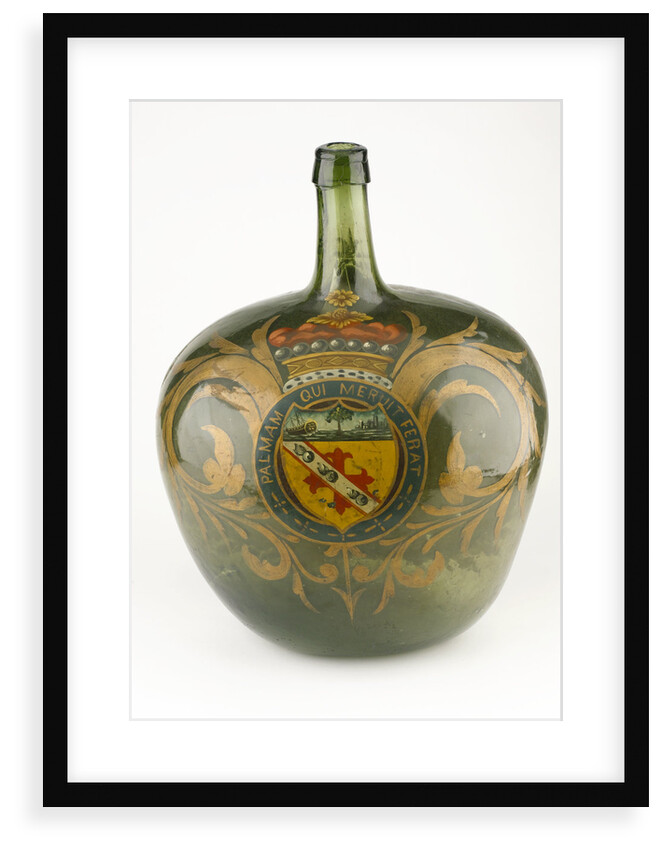 Large liqueur or gin bottle commemorating Vice-Admiral Horatio Nelson (1758-1805) by unknown