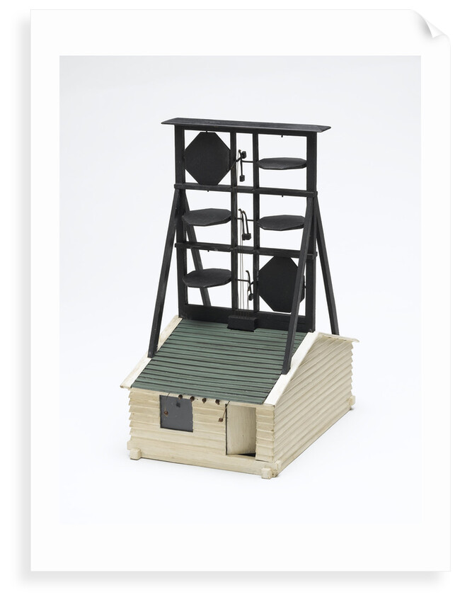 Architectural model of shutter telegraph system by George Murray