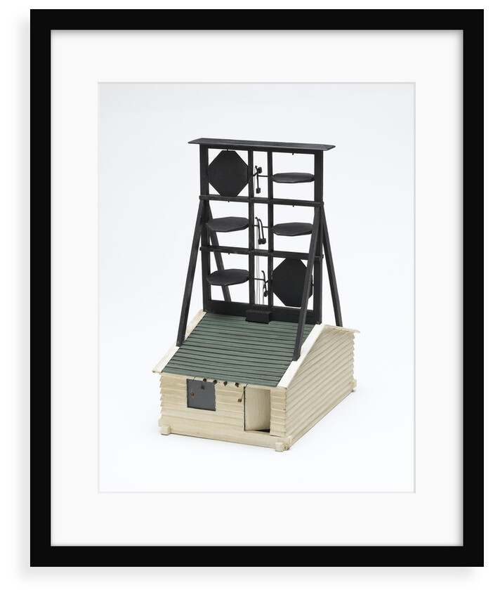 Architectural model of shutter telegraph system by George Murray