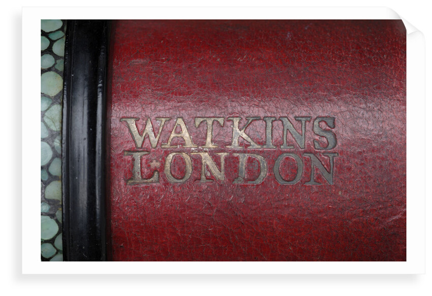 Spyglass telescope- inscription by Francis Watkins