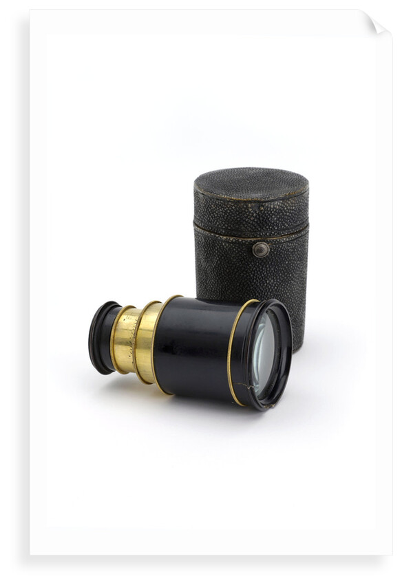 Spyglass telescope with case by Adams