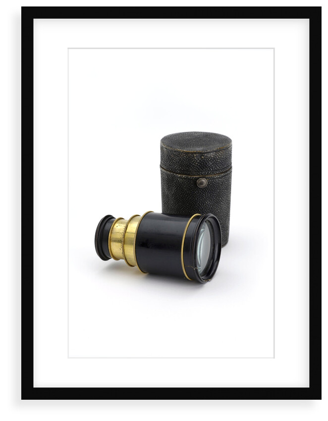 Spyglass telescope with case by Adams