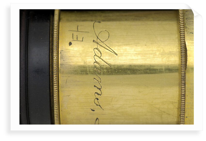 Spyglass telescope- inscription by Adams