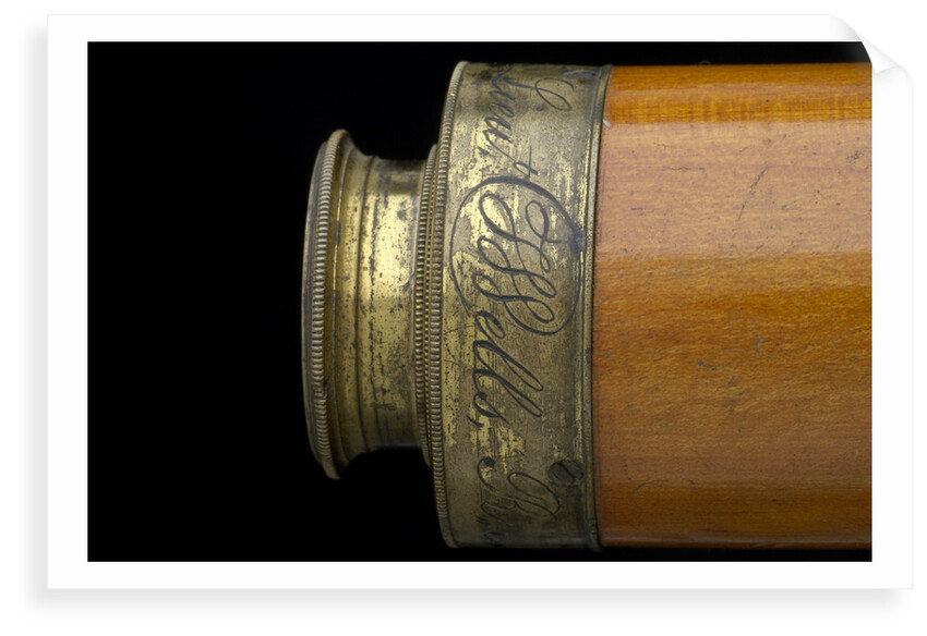 Pocket telescope - collar inscription by Godfrey Lyons