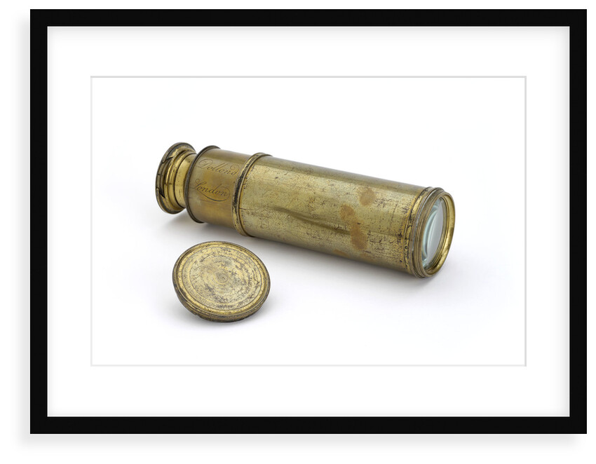 Pocket telescope and lens cap by Dollond