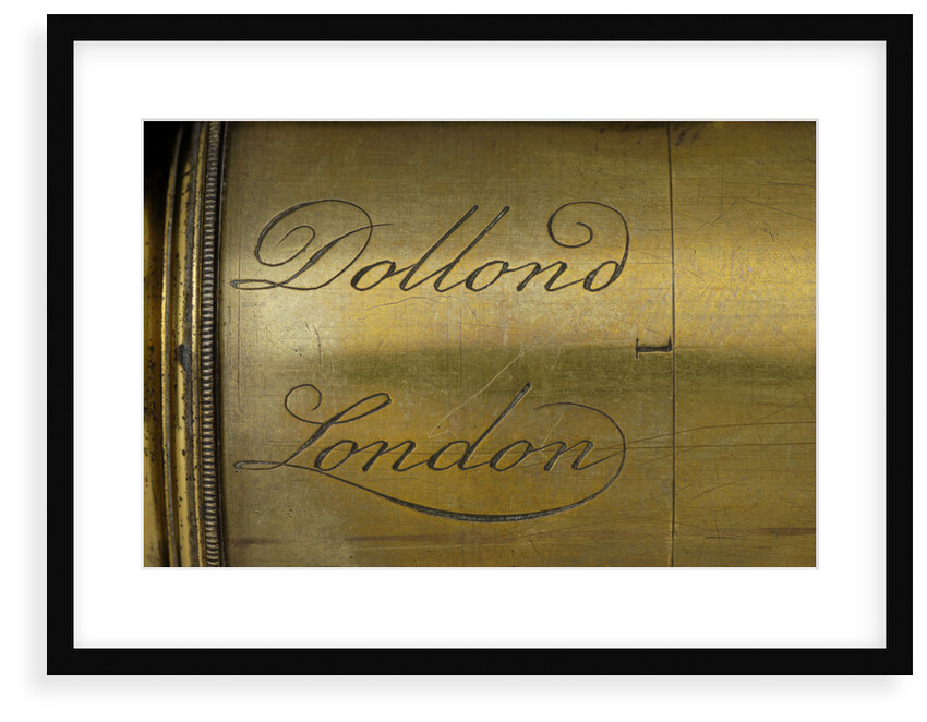 Pocket telescope - draw tube inscription by Dollond