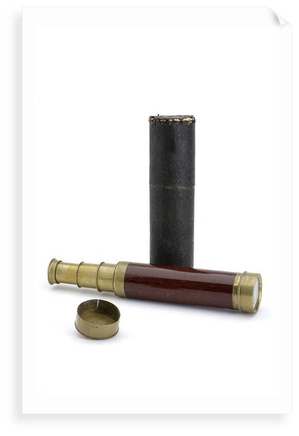 Pocket telescope with case by Gilbert & Co.