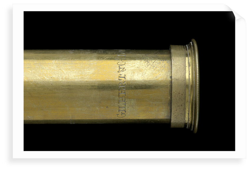 Pocket telescope - draw tube inscription by Gilbert & Co.