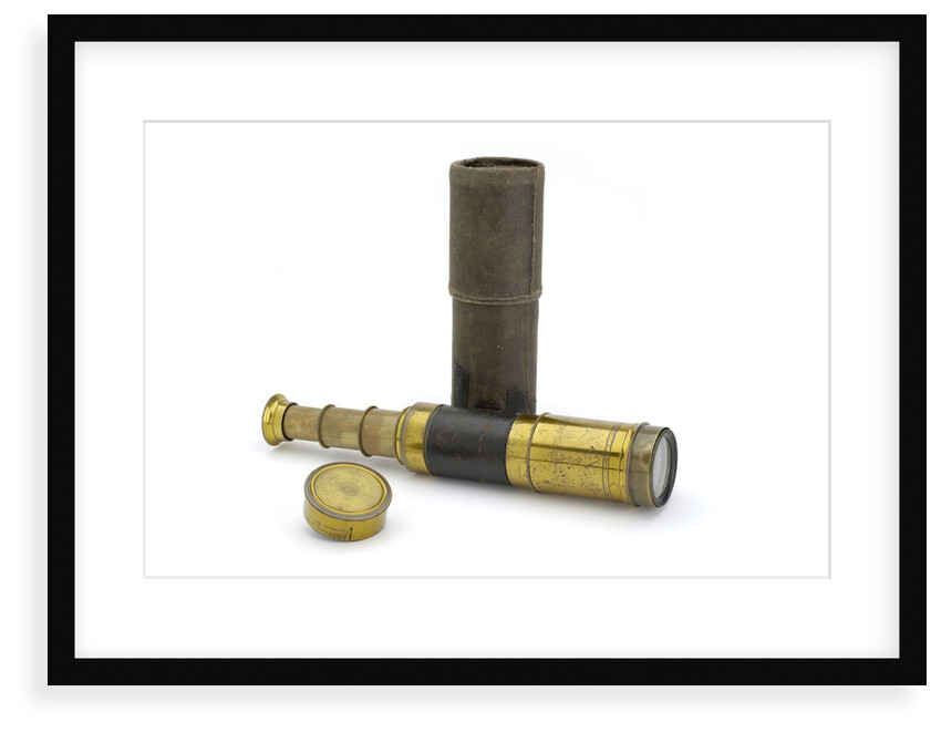 Pocket telescope with case by unknown