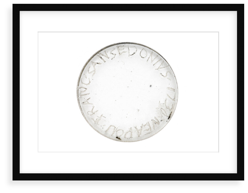 Pocket telescope - objective lens inscription by Franciscus Sansedonius