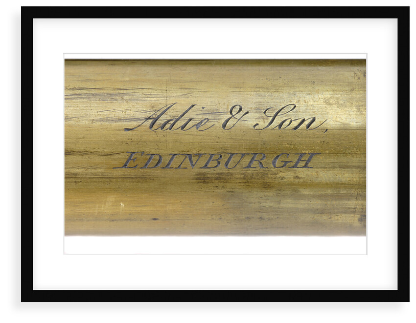 Pocket telescope - draw tube inscription by Adie & Son