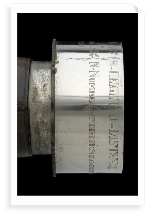 Rangefinder- inscription by Edward Kahler