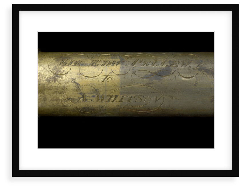 Portable telescope- draw tube inscription by Bate