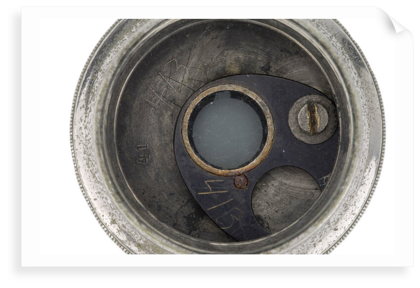 Officer of the Watch telescope- inscription by Voigtlander & Sohn