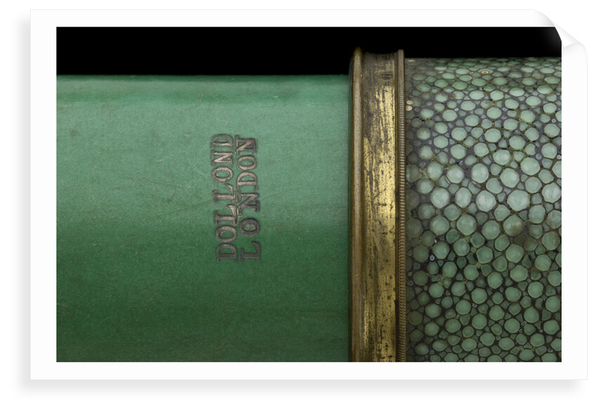 Portable telescope- draw tube inscription by Dollond