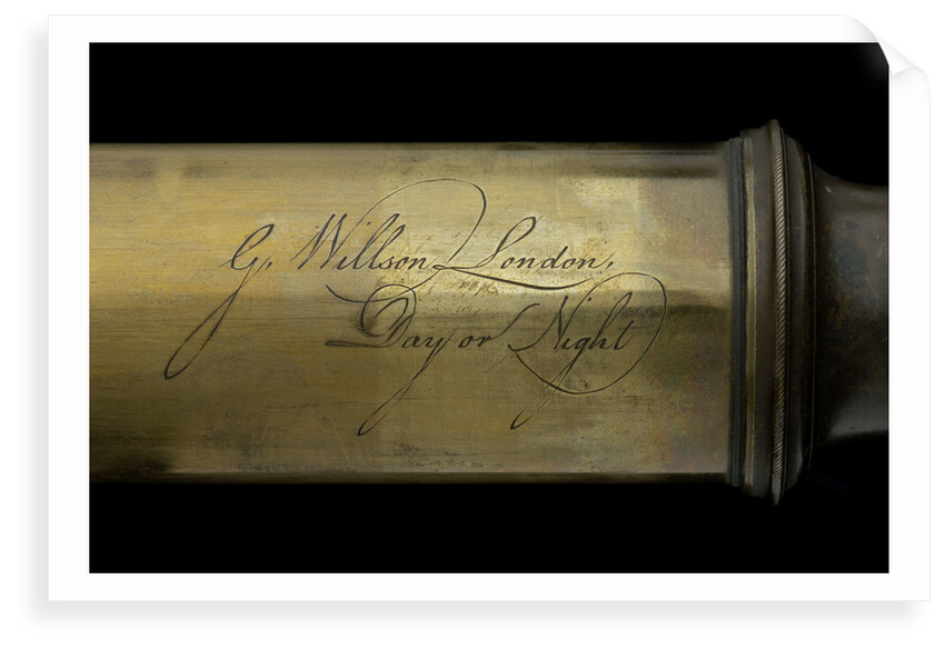 Day or night telescope- draw tube inscription by George Willson