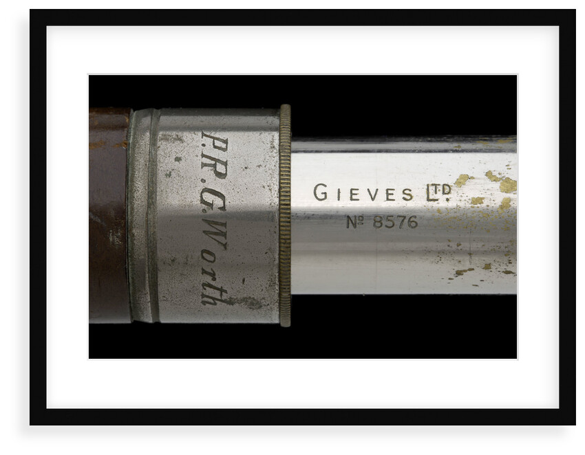 Officer of the Watch telescope - inscription by Gieves Ltd.