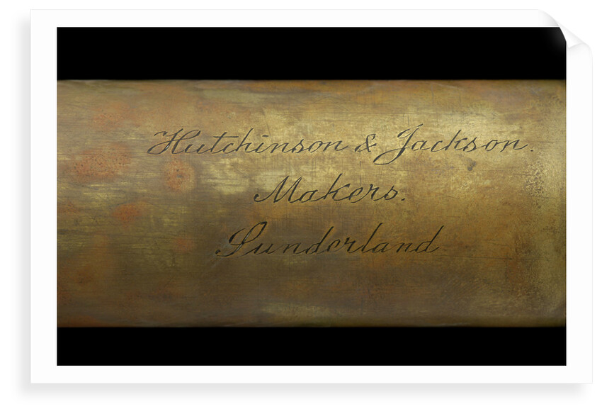 Naval telescope - inscription by Hutchinson & Jackson