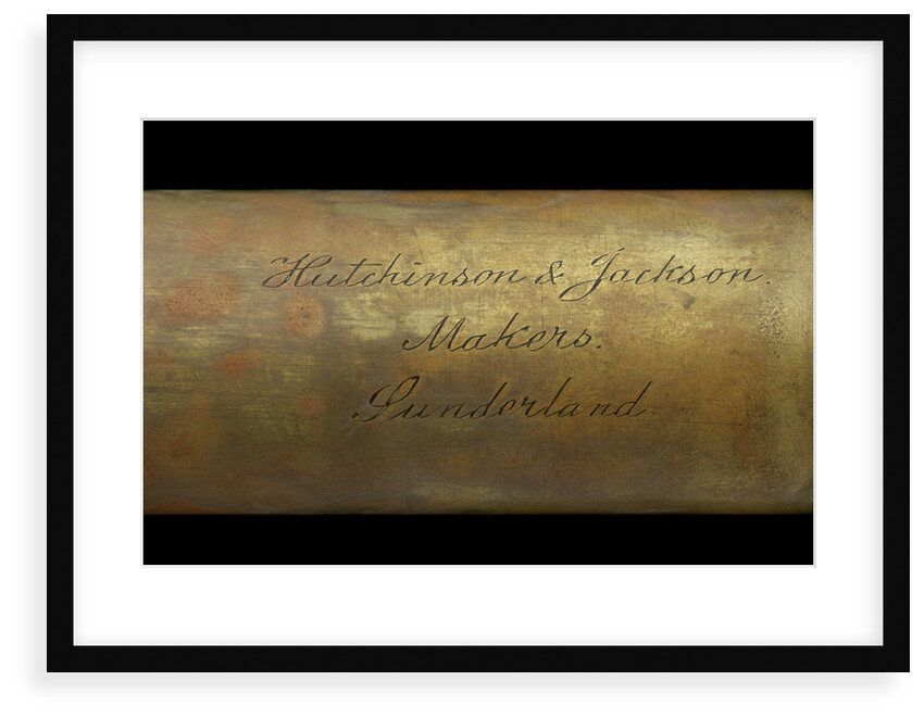 Naval telescope - inscription by Hutchinson & Jackson
