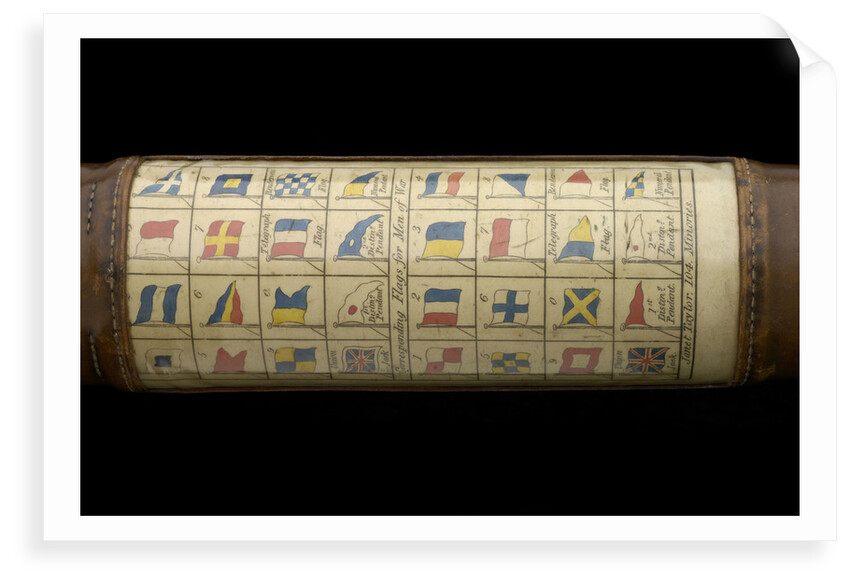 Naval telescope - flag codes by Matthew Berge