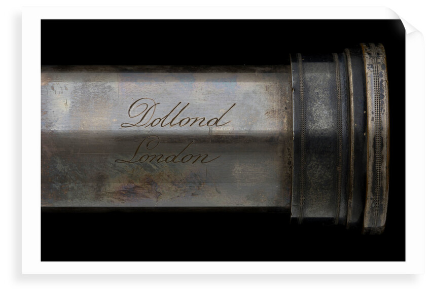 Naval telescope - inscription by Dollond