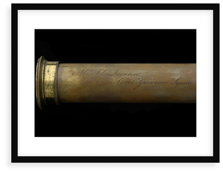 Naval telescope - inscription by Spencer Browning & Rust