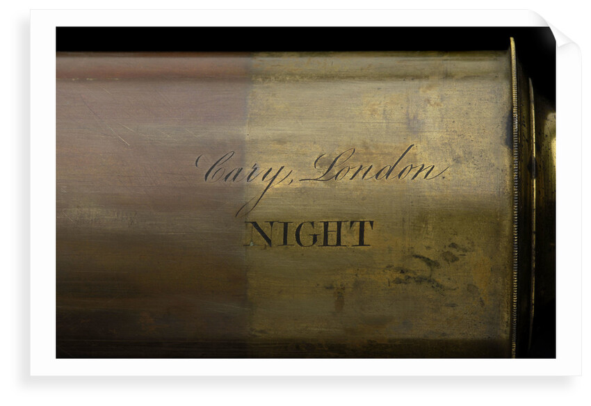 Night telescope - inscription by William Cary