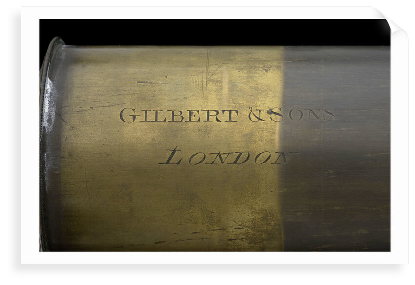Lookout telescope - inscription by Gilbert & Sons