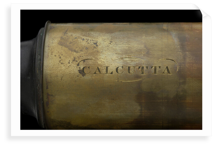 Night telescope - inscription by unknown