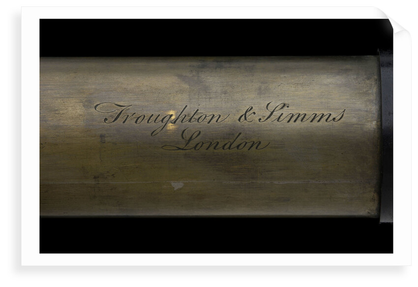 Naval telescope - inscription by Troughton & Simms