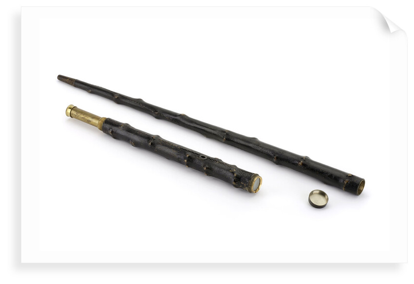 Walking stick telescope by Thomas Harris & Son