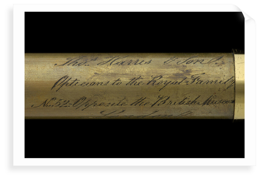 Walking stick telescope - inscription by Thomas Harris & Son